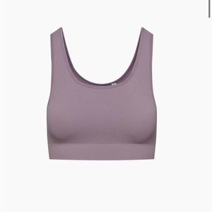 NWT Aritzia Sunday Best Seamless Ribbed Bra Top Lavish Lavender Size XS